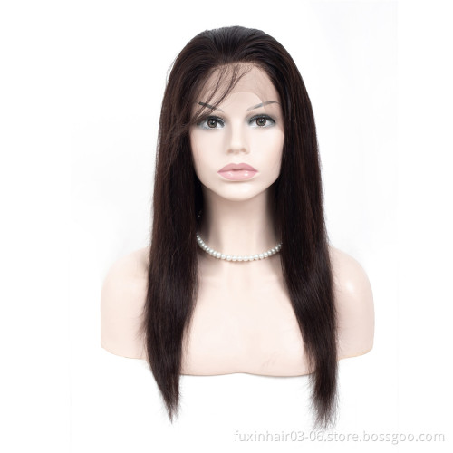 New Arrival Top Grade Wholesale Raw Virgin Unprocessed Human Hair 360 Frontal Lace Wig Brazilian Hair Swiss Lace Straight Wave